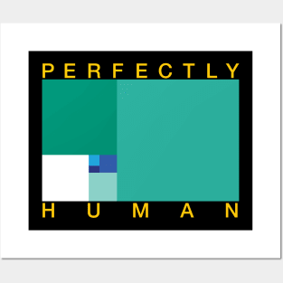 Perfectly Human - Gay Pride Flag Posters and Art